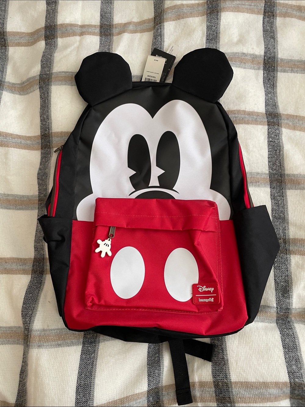Loungefly Mickey Mouse Face Laptop Backpack with Ears
